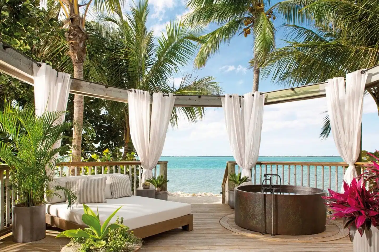 Little Palm Island Resort & Spa Terrasse