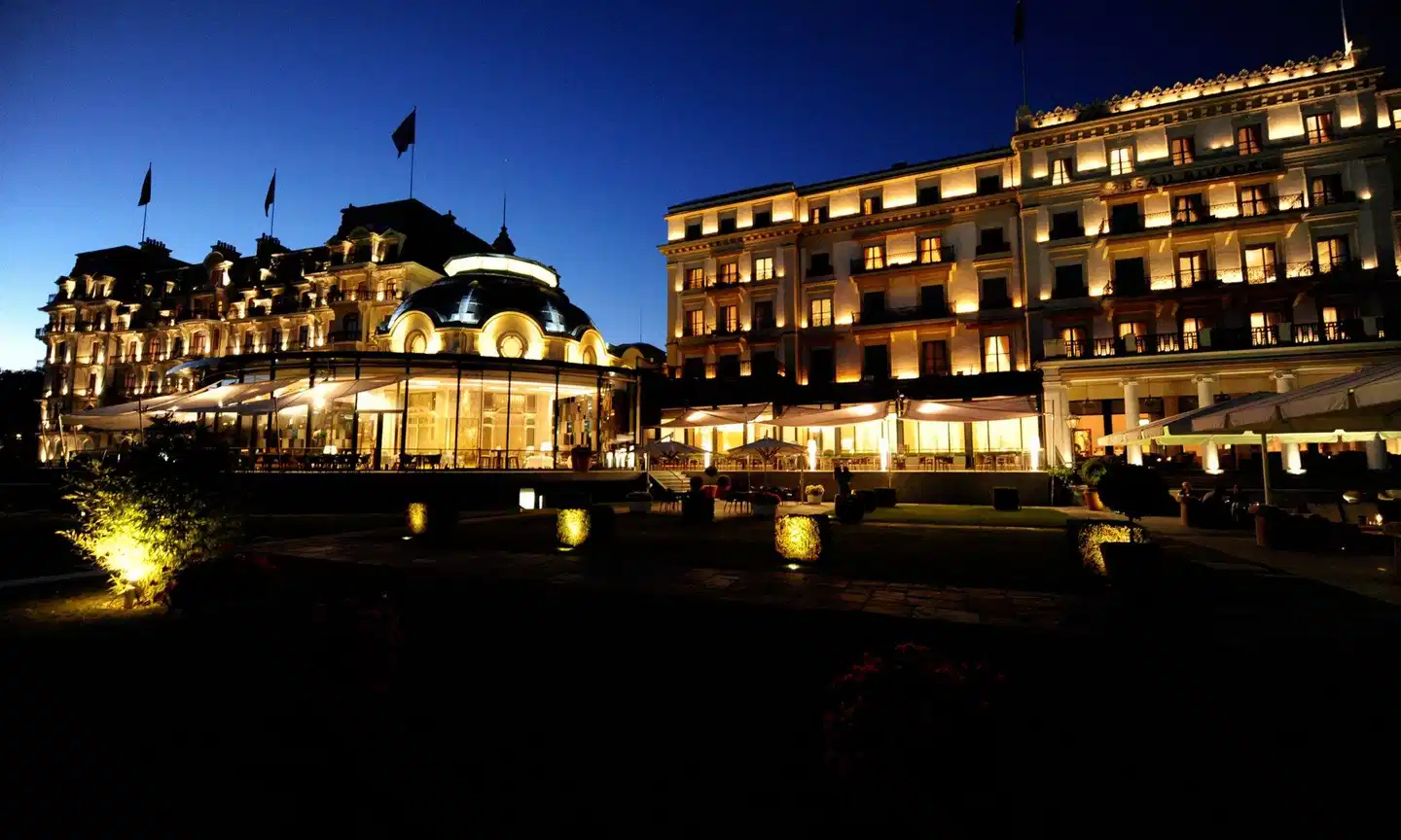Beau-Rivage Palace Aussenansicht