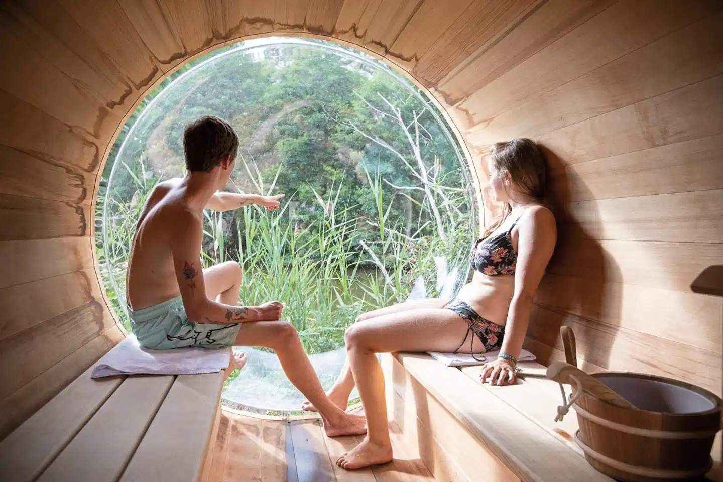 Village Huttopia Lac de Rillé Personen