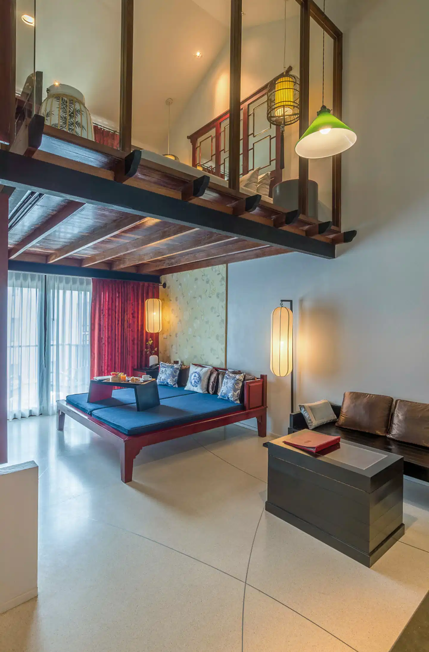 Red Ginger Chic Resort Lobby