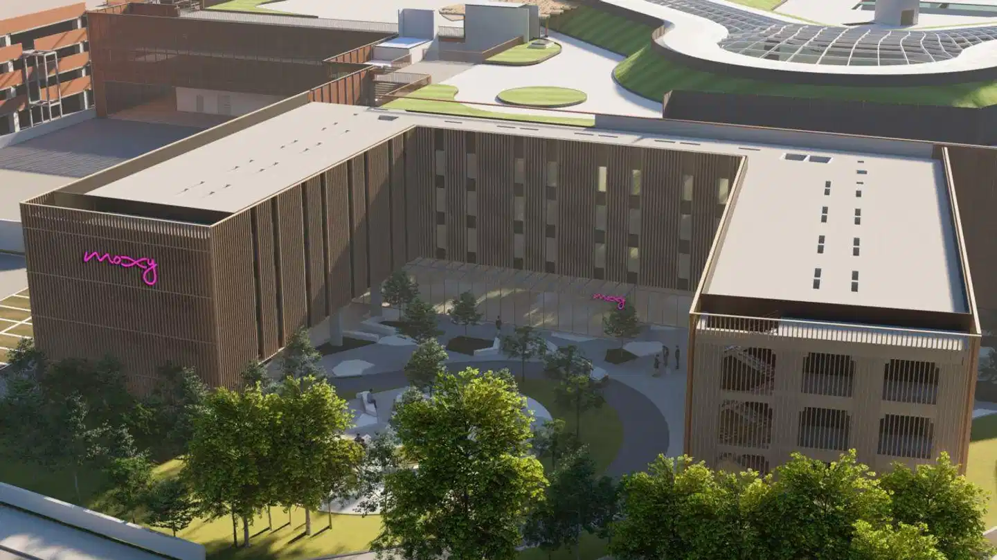 Moxy Pompeii Aussenansicht