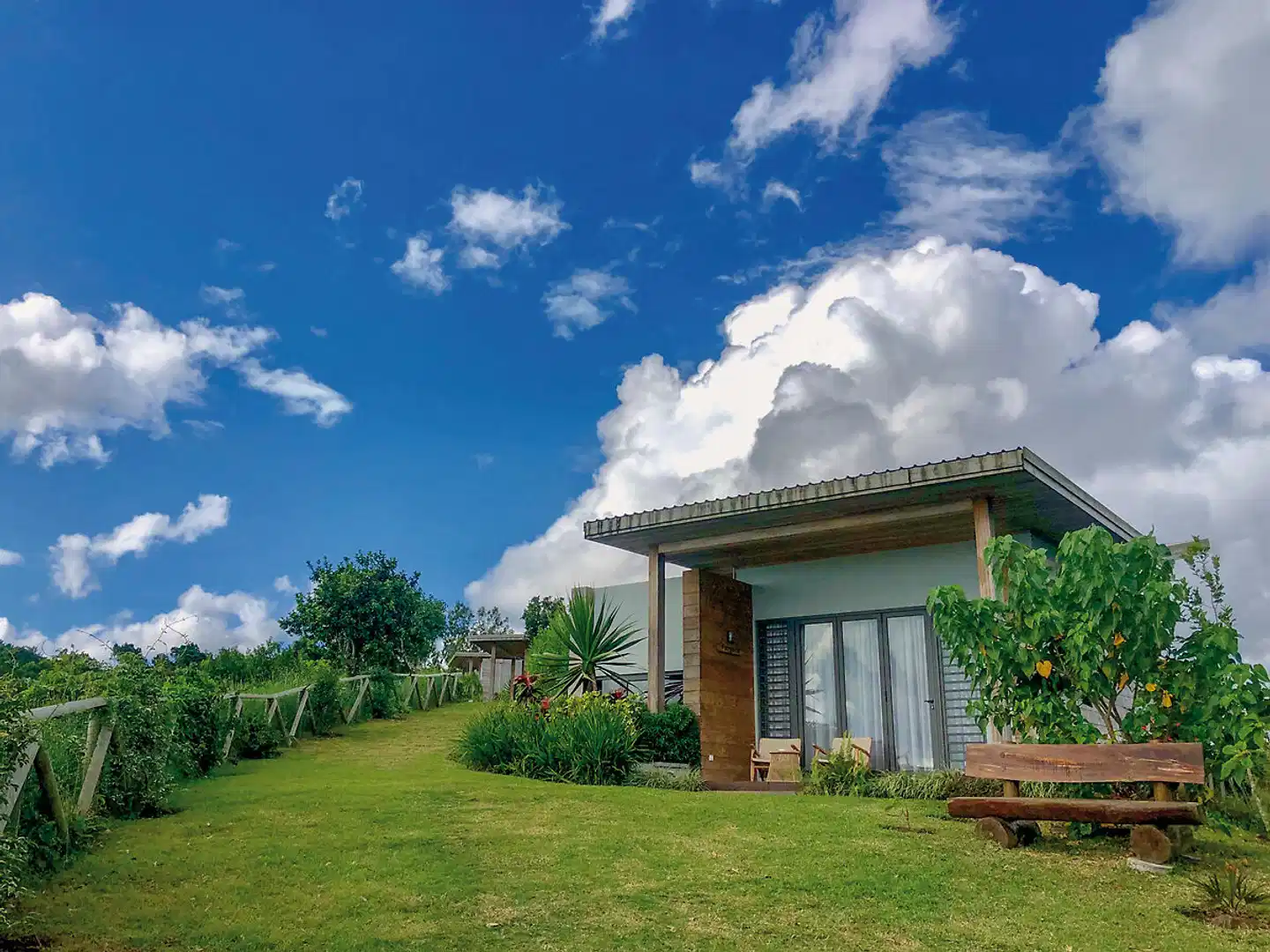 Chalets Chamarel Aussenansicht