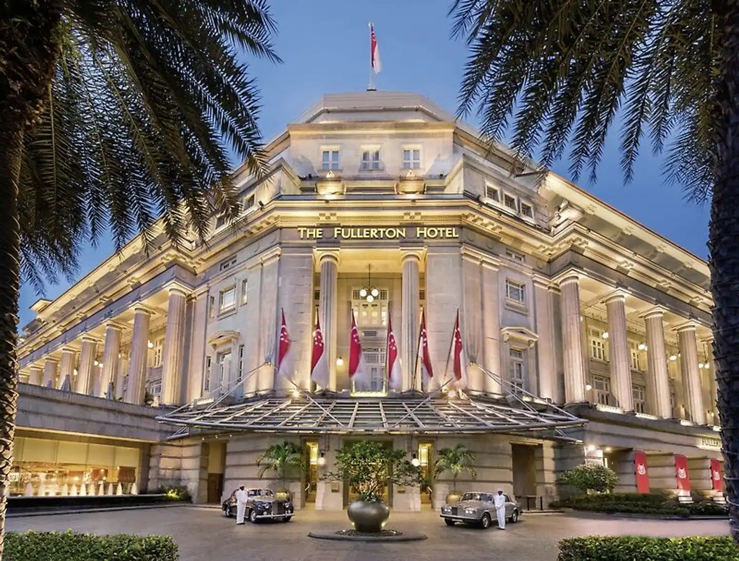 The Fullerton Hotel Singapore Aussenansicht