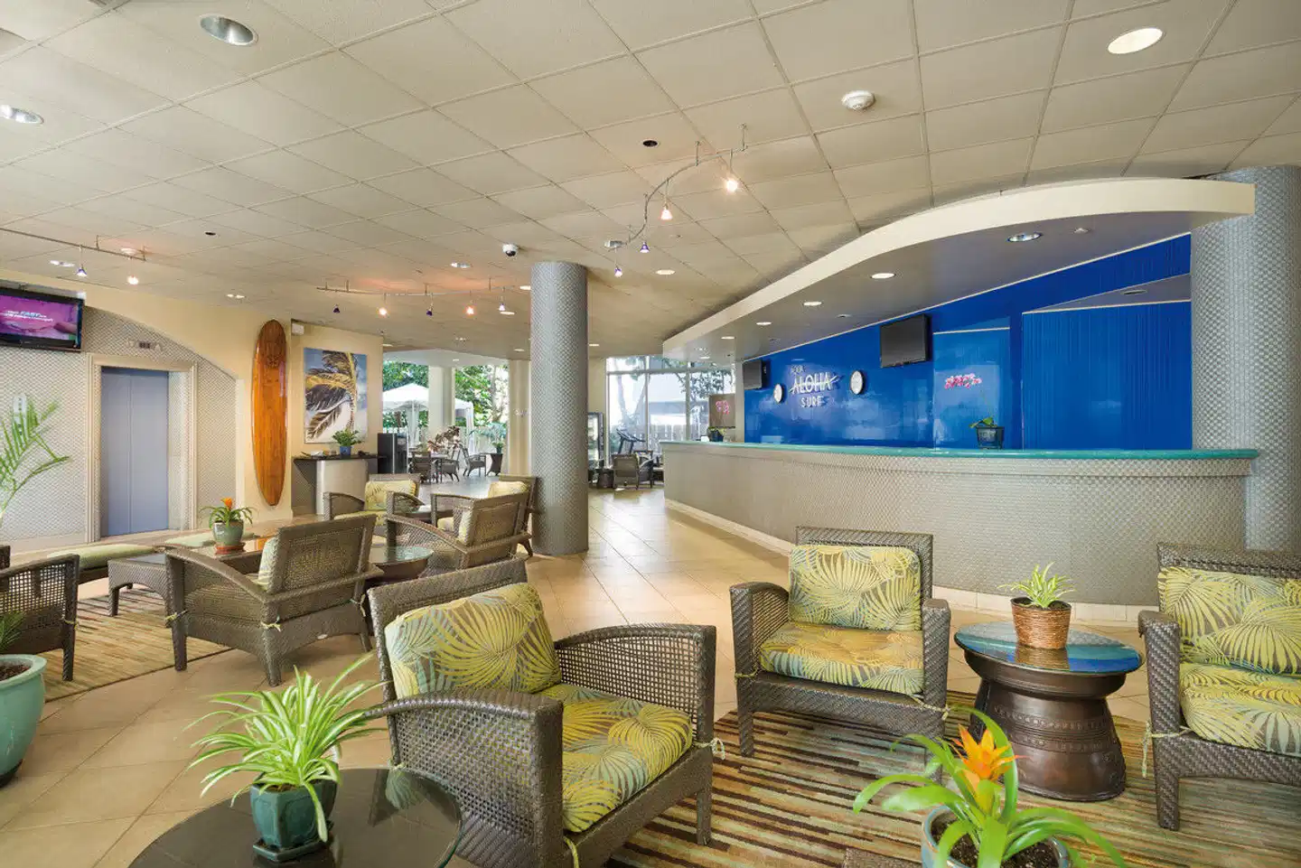 Aqua Aloha Surf Waikiki Lobby