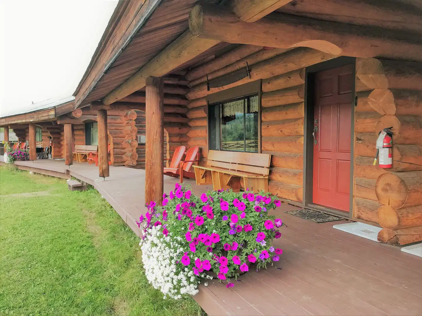 Wells Gray Guest Ranch Garten