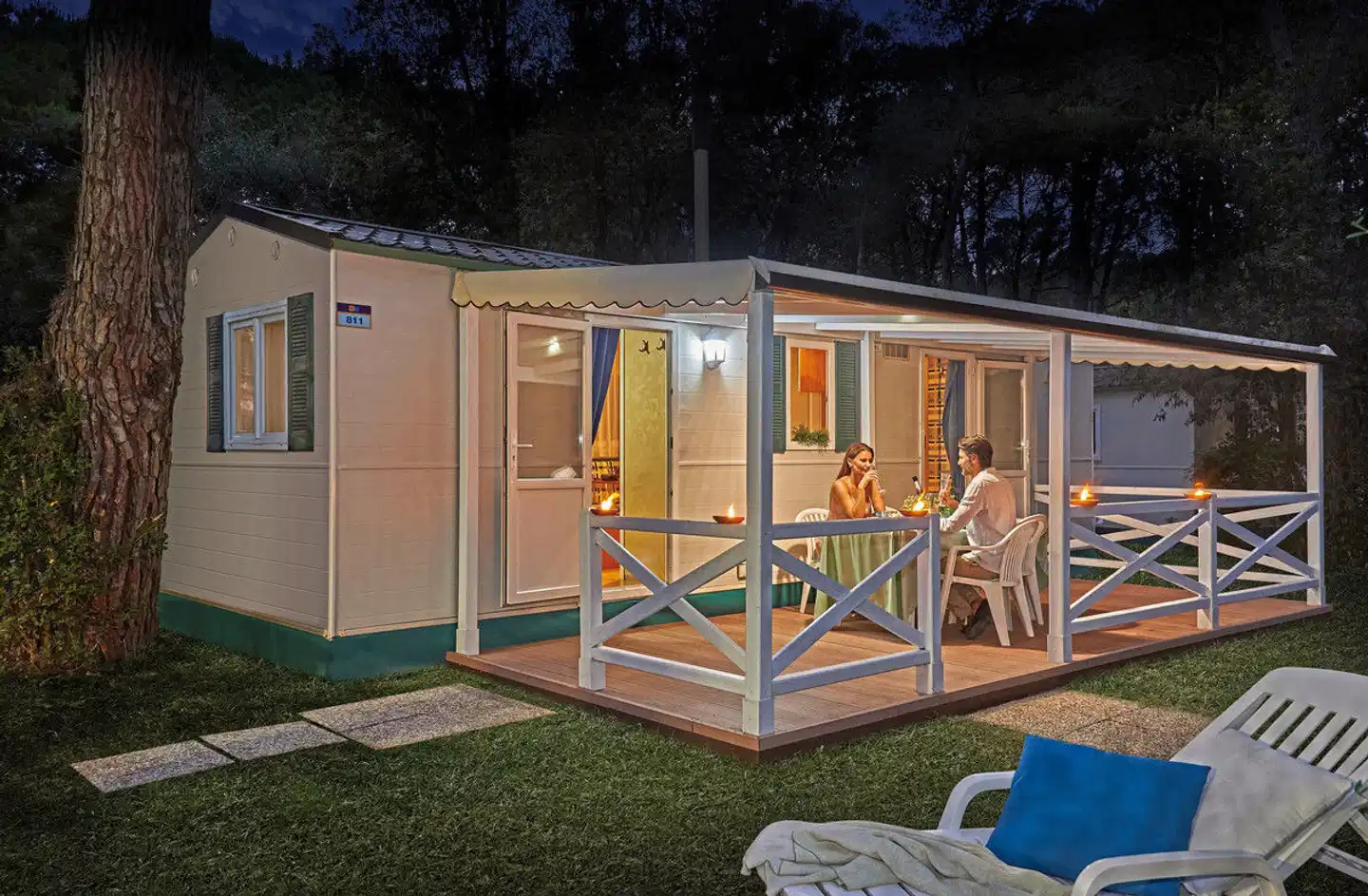 Camping Villaggio Baia Domizia Terrasse