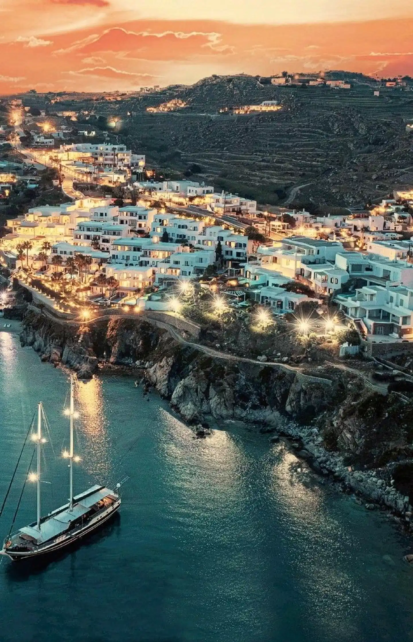 Mykonos Blu a Grecotel Resort to Live Landschaft