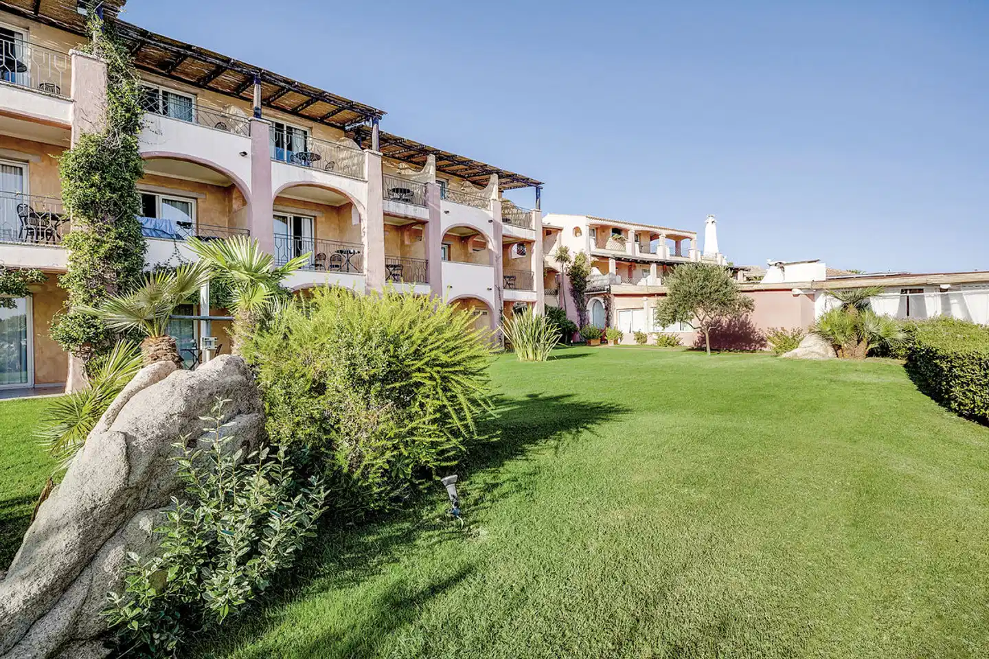 Grand Hotel in Porto Cervo Garten
