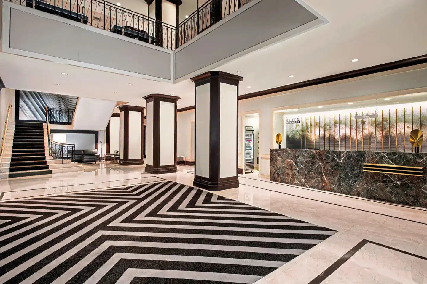 Marriott Downtown New York Lobby