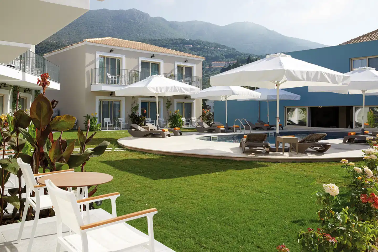 Parga Beach Resort Terrasse