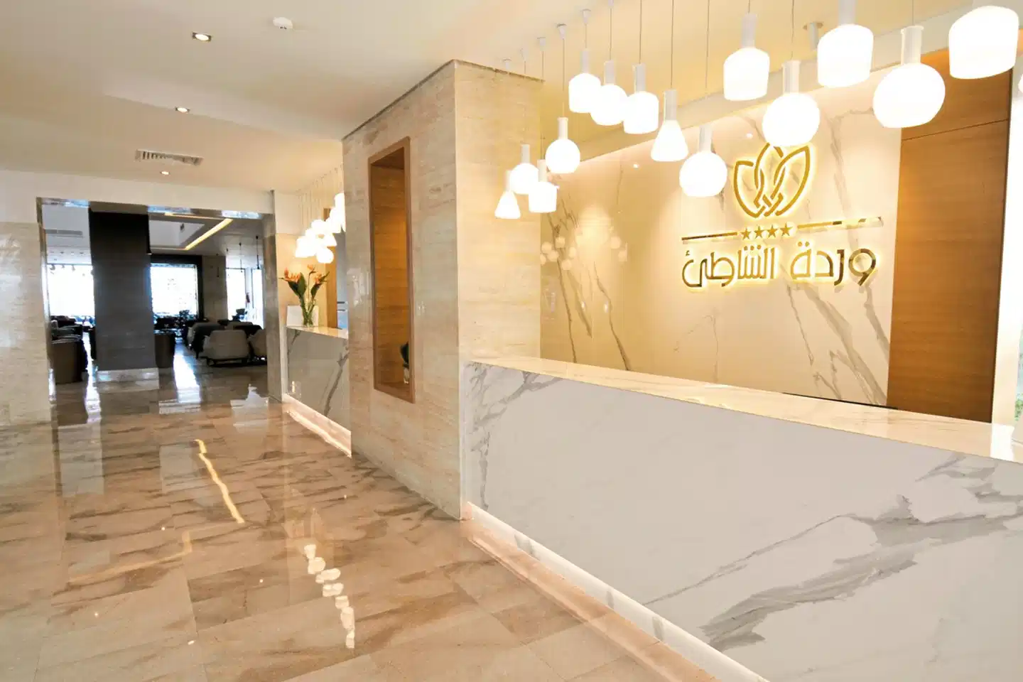 Rosa Beach Badezimmer