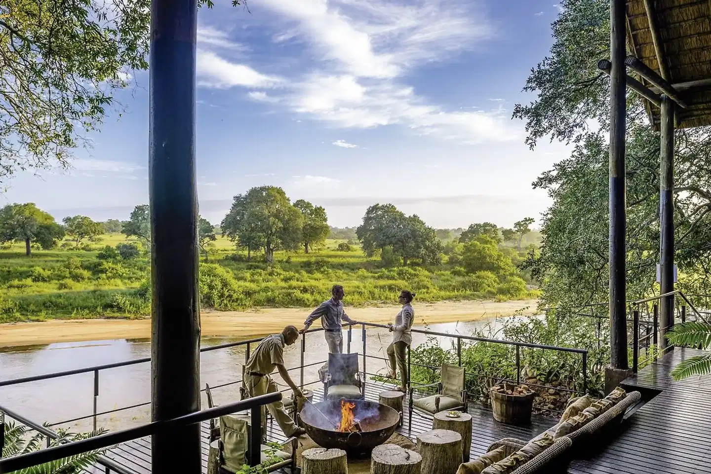 Singita Private Game Reserve Terrasse