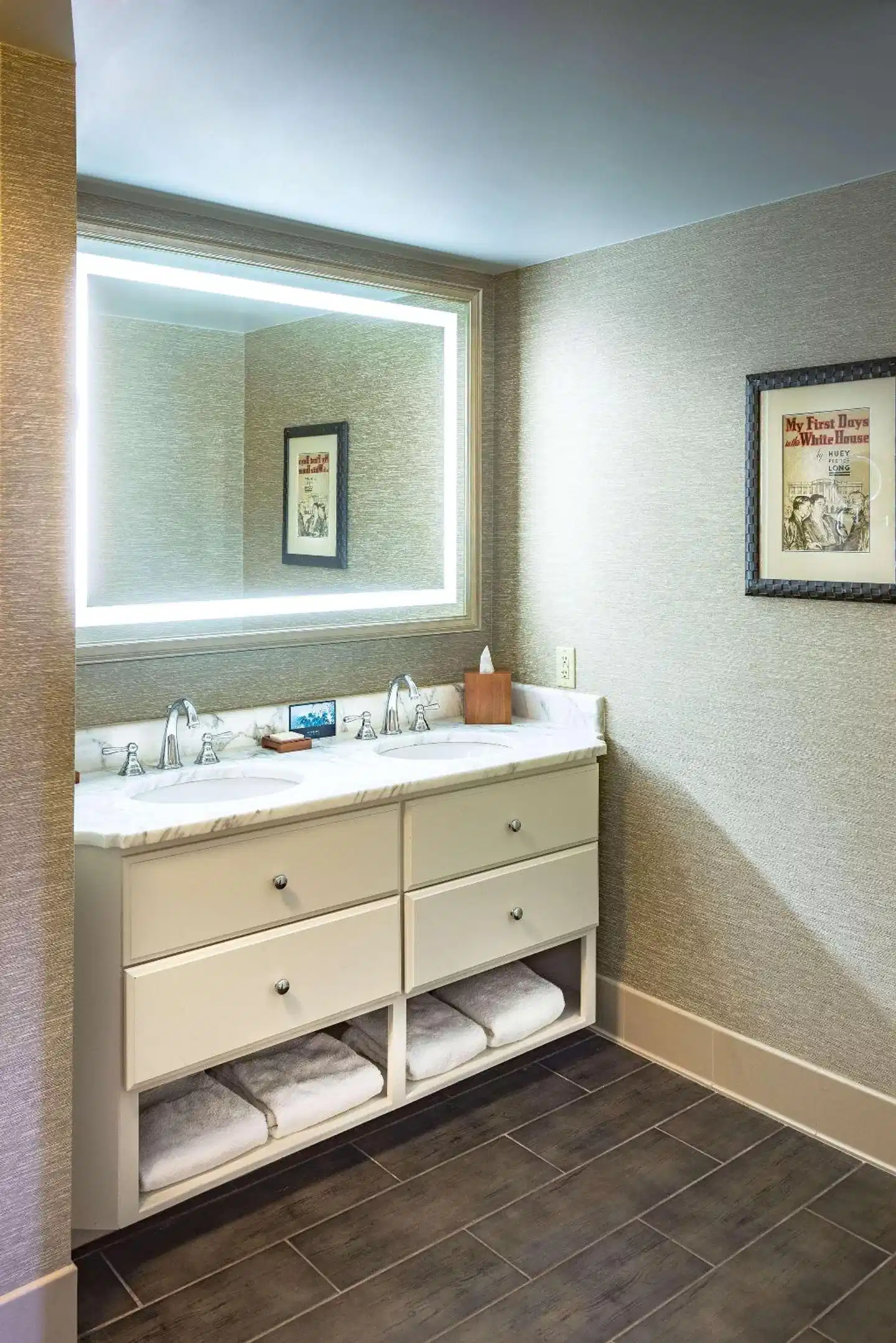 Hilton Baton Rouge Capitol Center Badezimmer