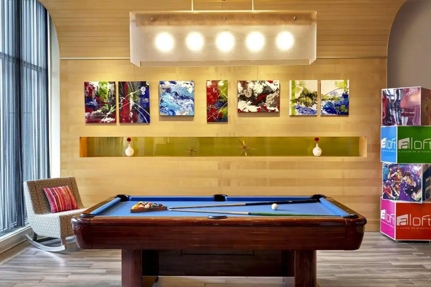 Aloft Montreal Airport Lobby