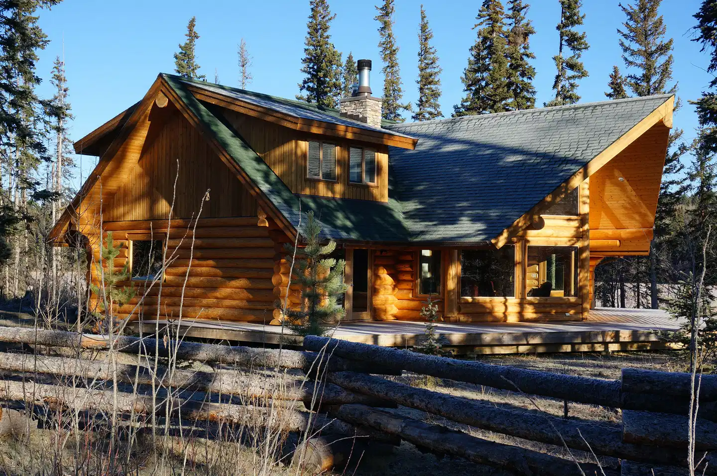 Ten-ee-ah Lodge Terrasse