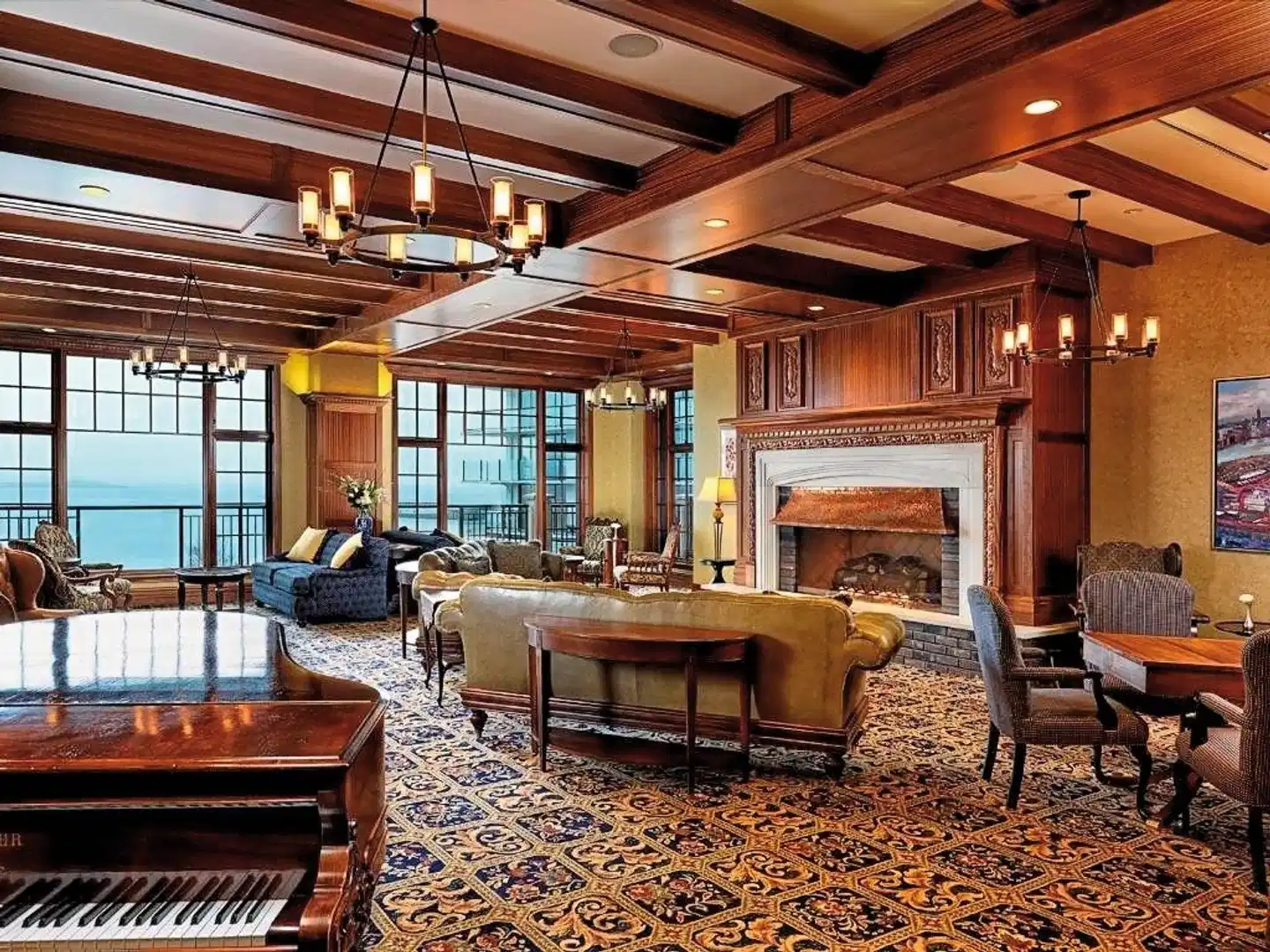 Oak Bay Beach Hotel Lobby