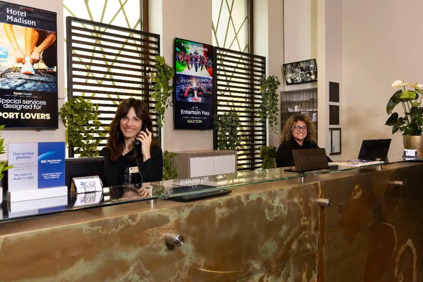 Best Western Madison Hotel Lobby