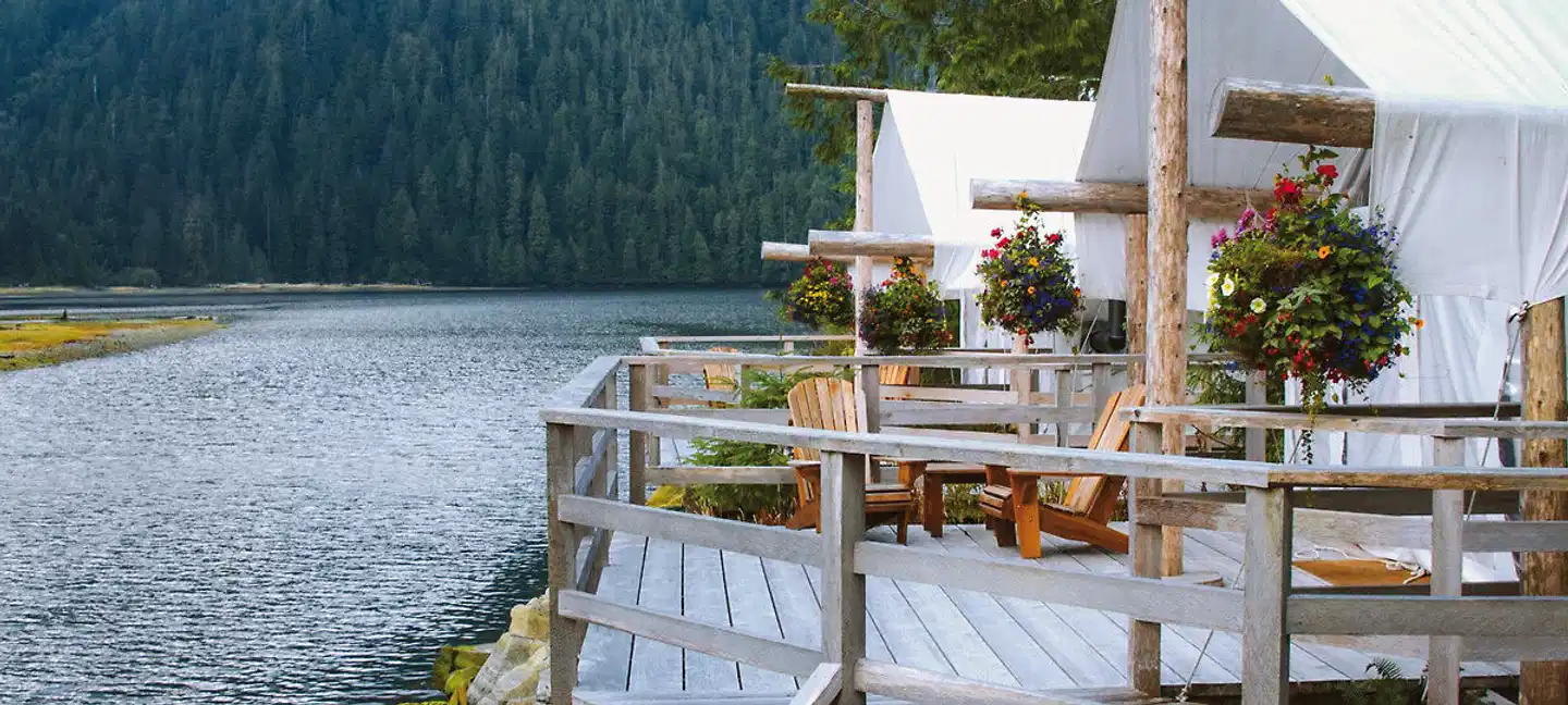 Clayoquot Wilderness Resort Terrasse