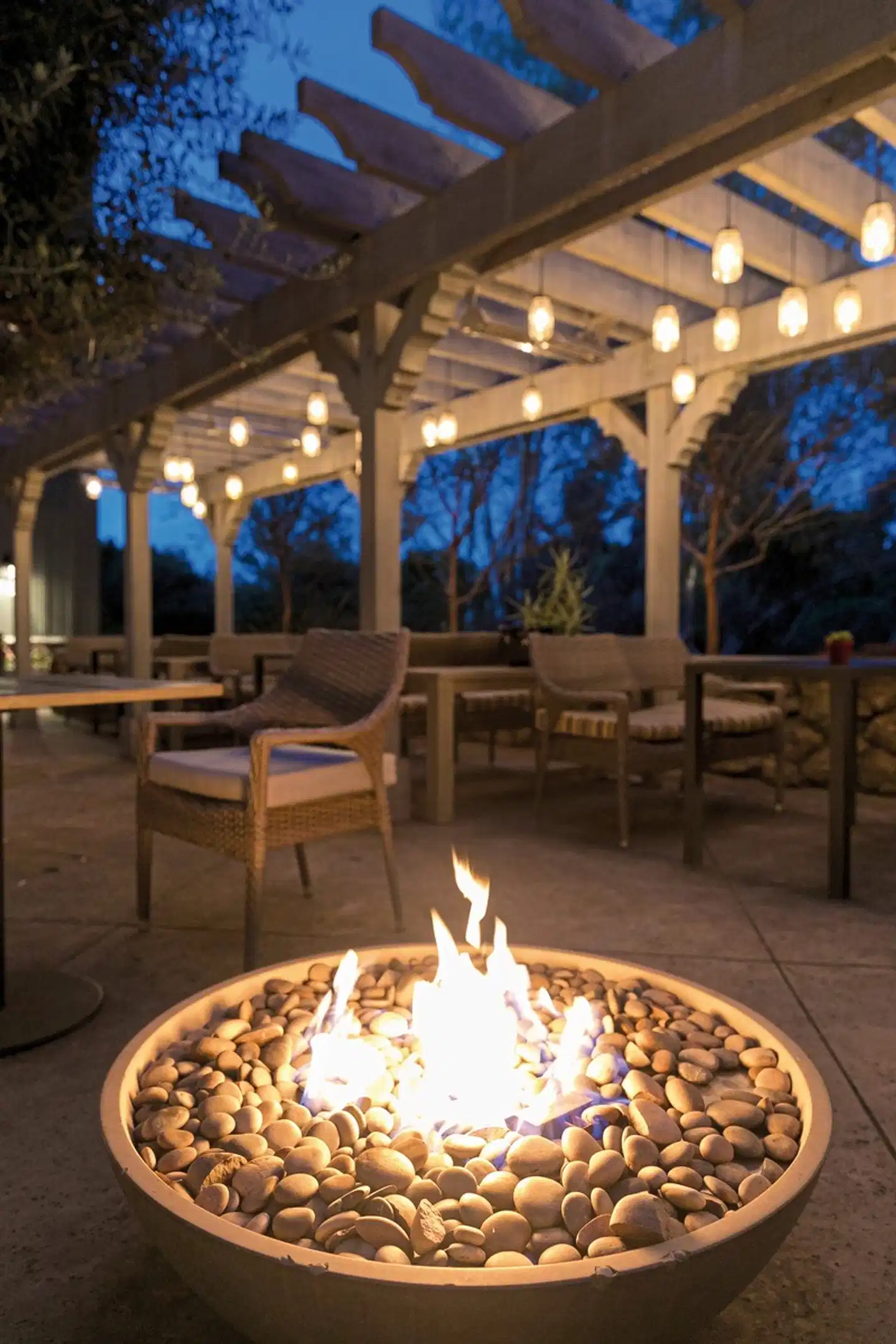 River Terrace Inn Terrasse