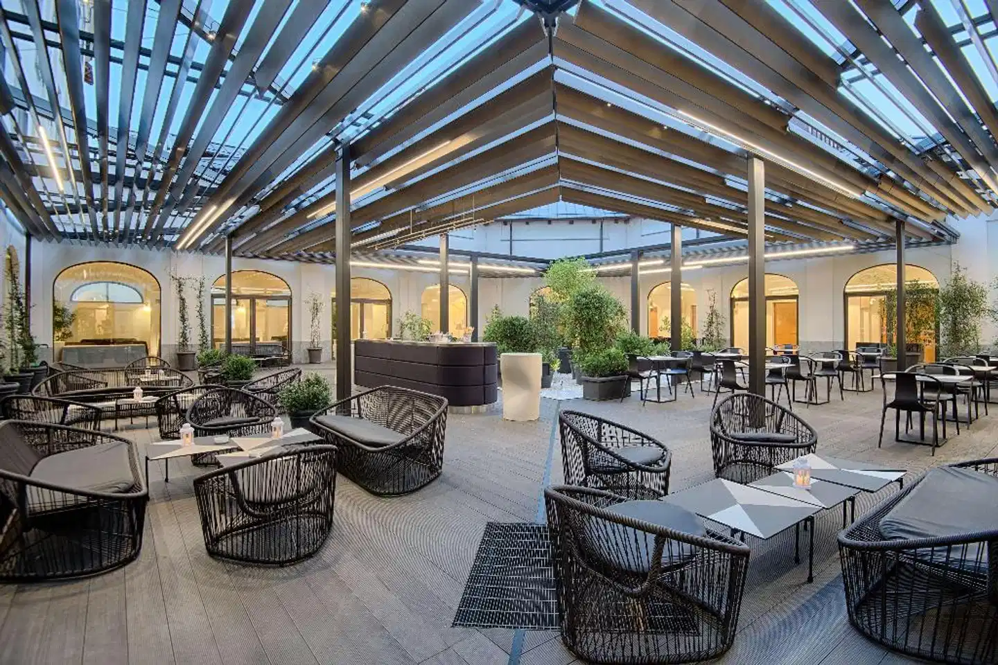 Hotel NH Collection Torino Santo Stefano Terrasse