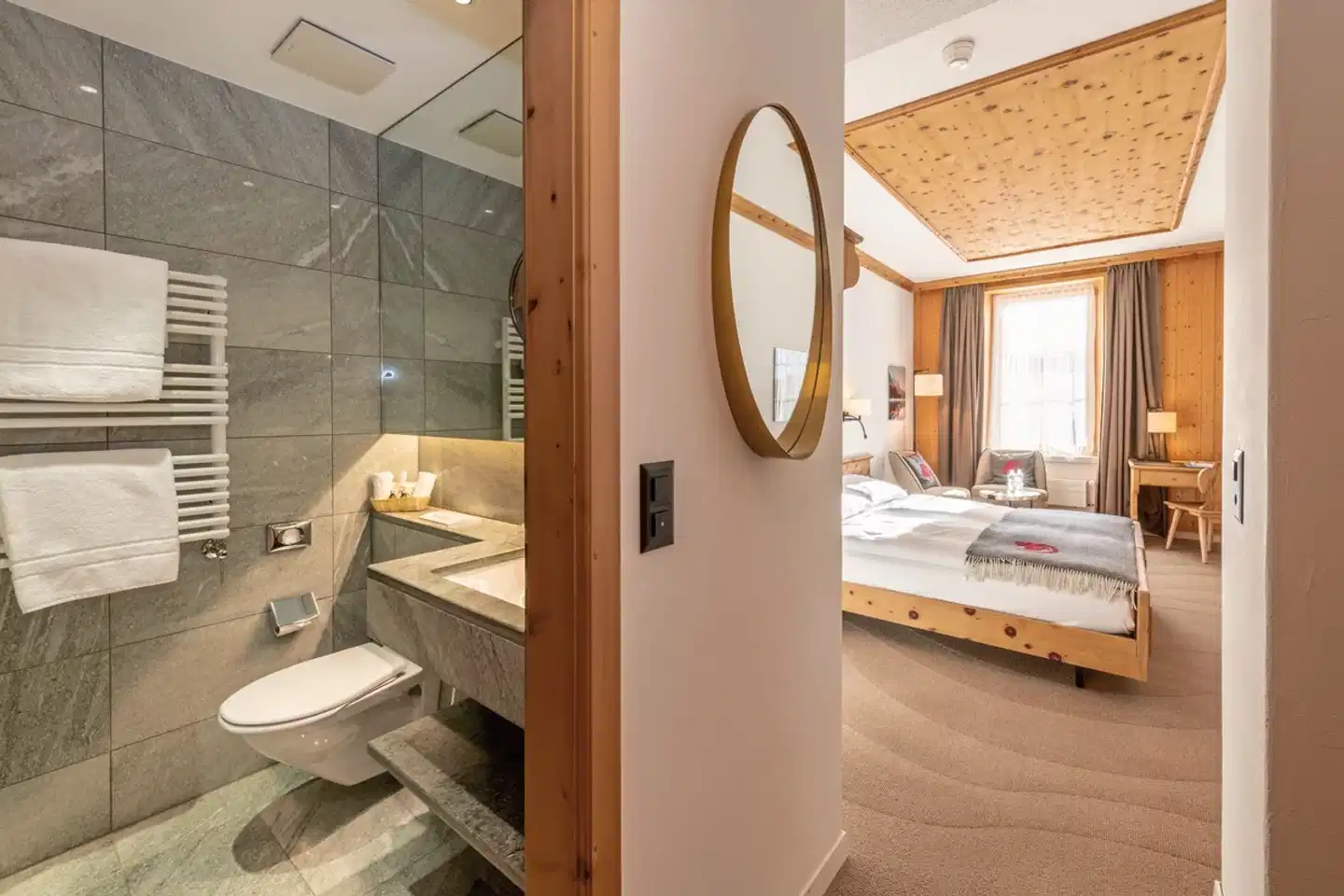 Hotel Edelweiss Badezimmer