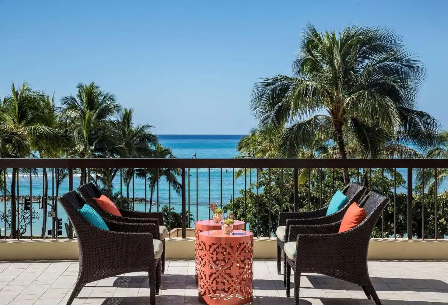 Aston Waikiki Beach Tower Terrasse