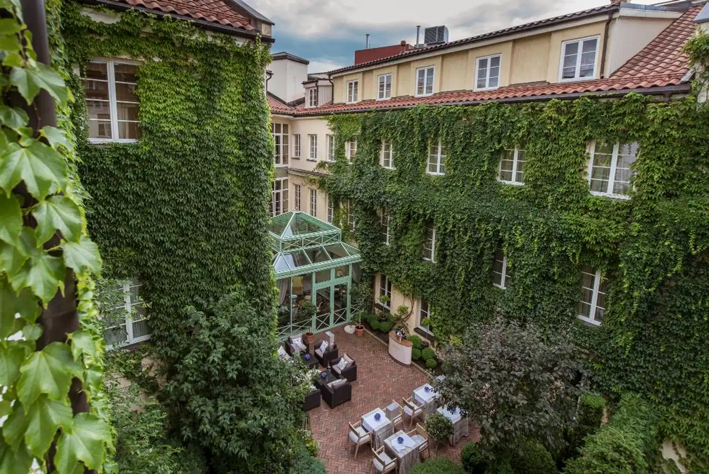 Stikliai Hotel Aussenansicht