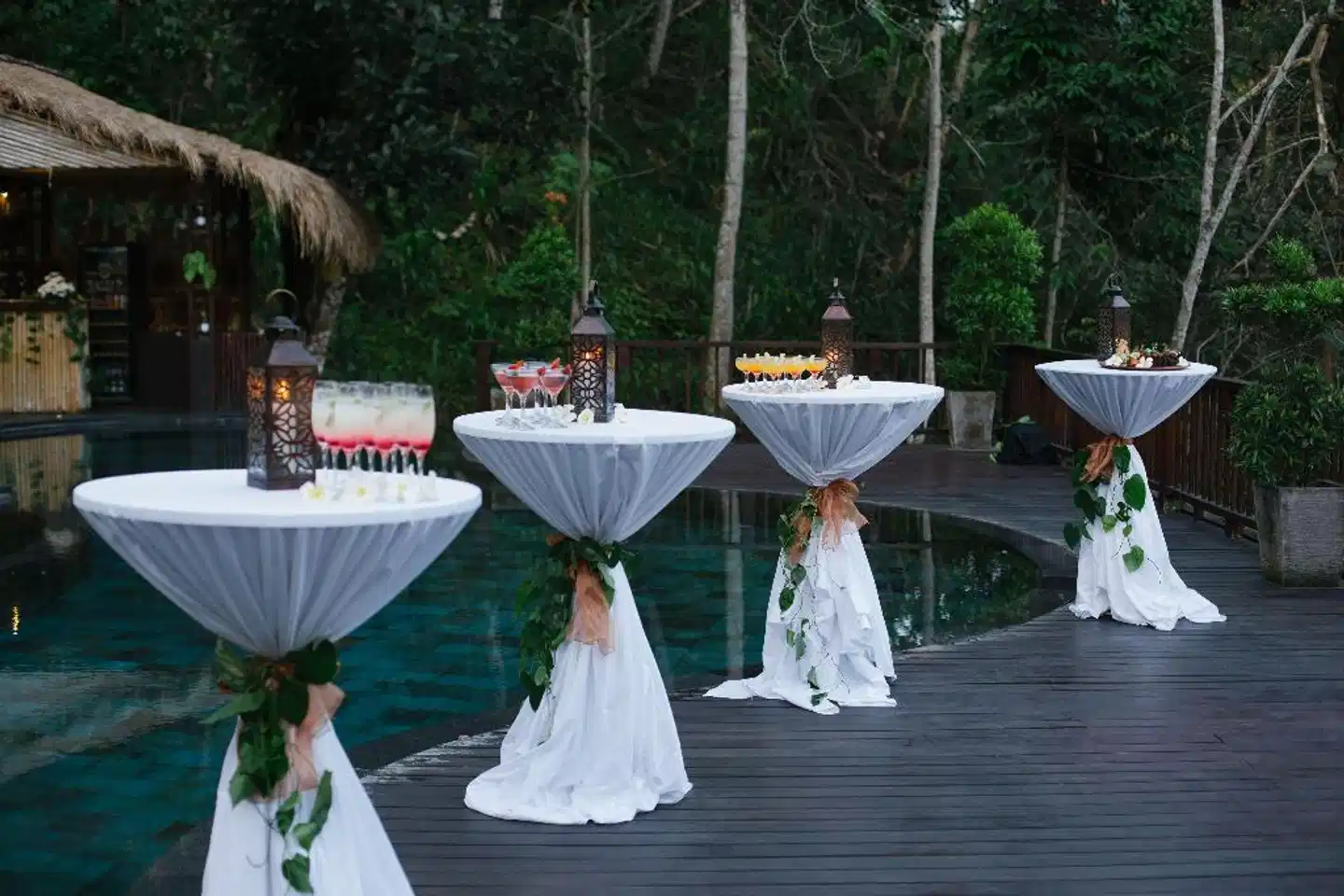 Nandini Bali Jungle Resort & Spa Terrasse