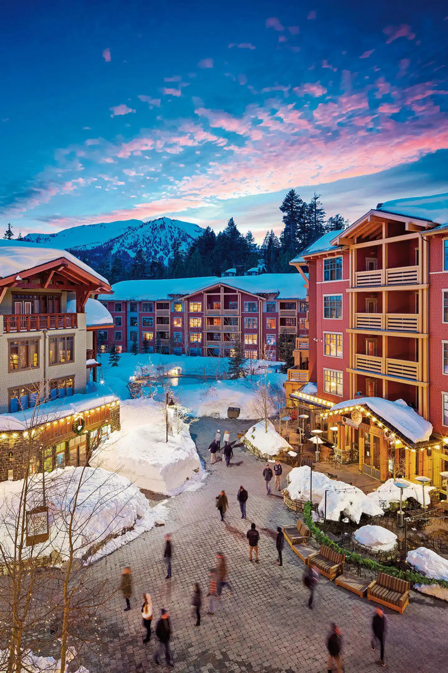 The Village Lodge Mammoth Lakes Terrasse