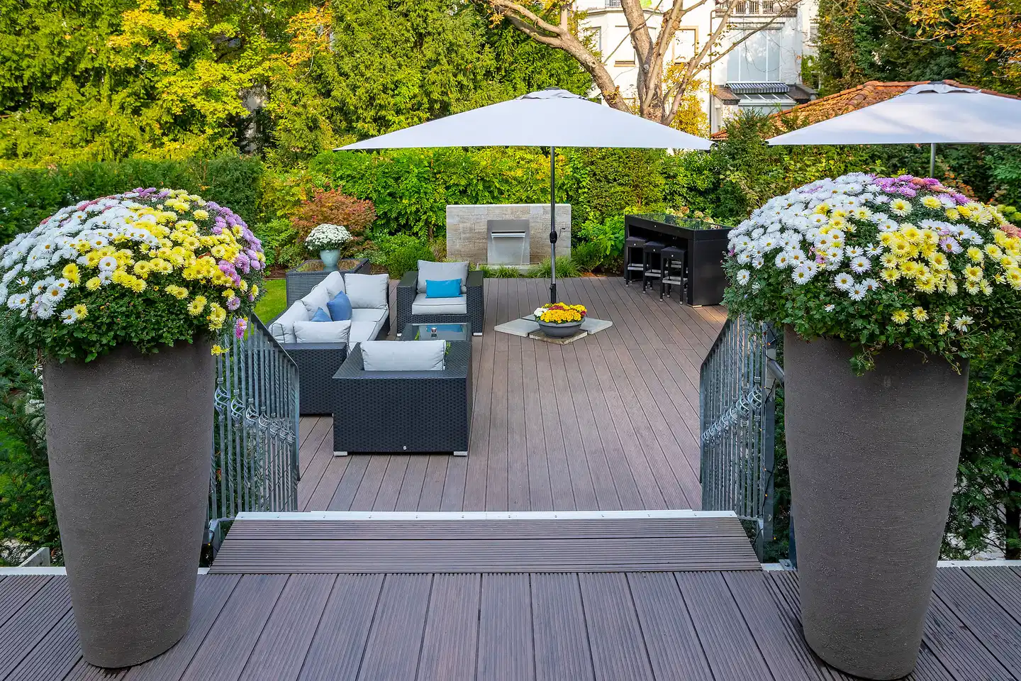 An der Messe Terrasse