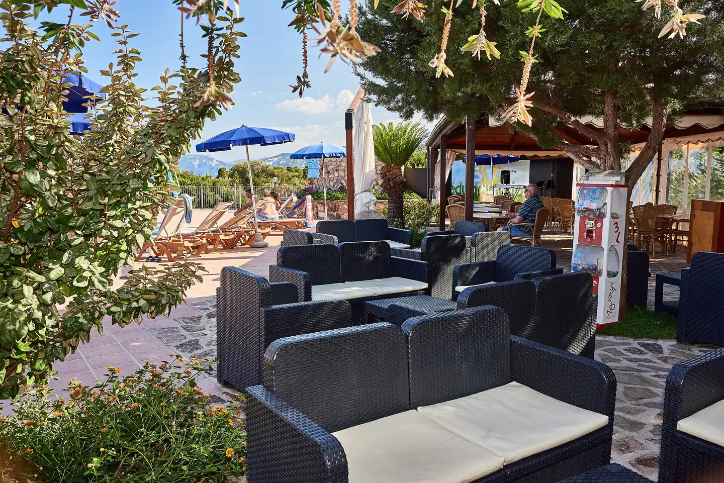 Parco Blu Club Resort Terrasse