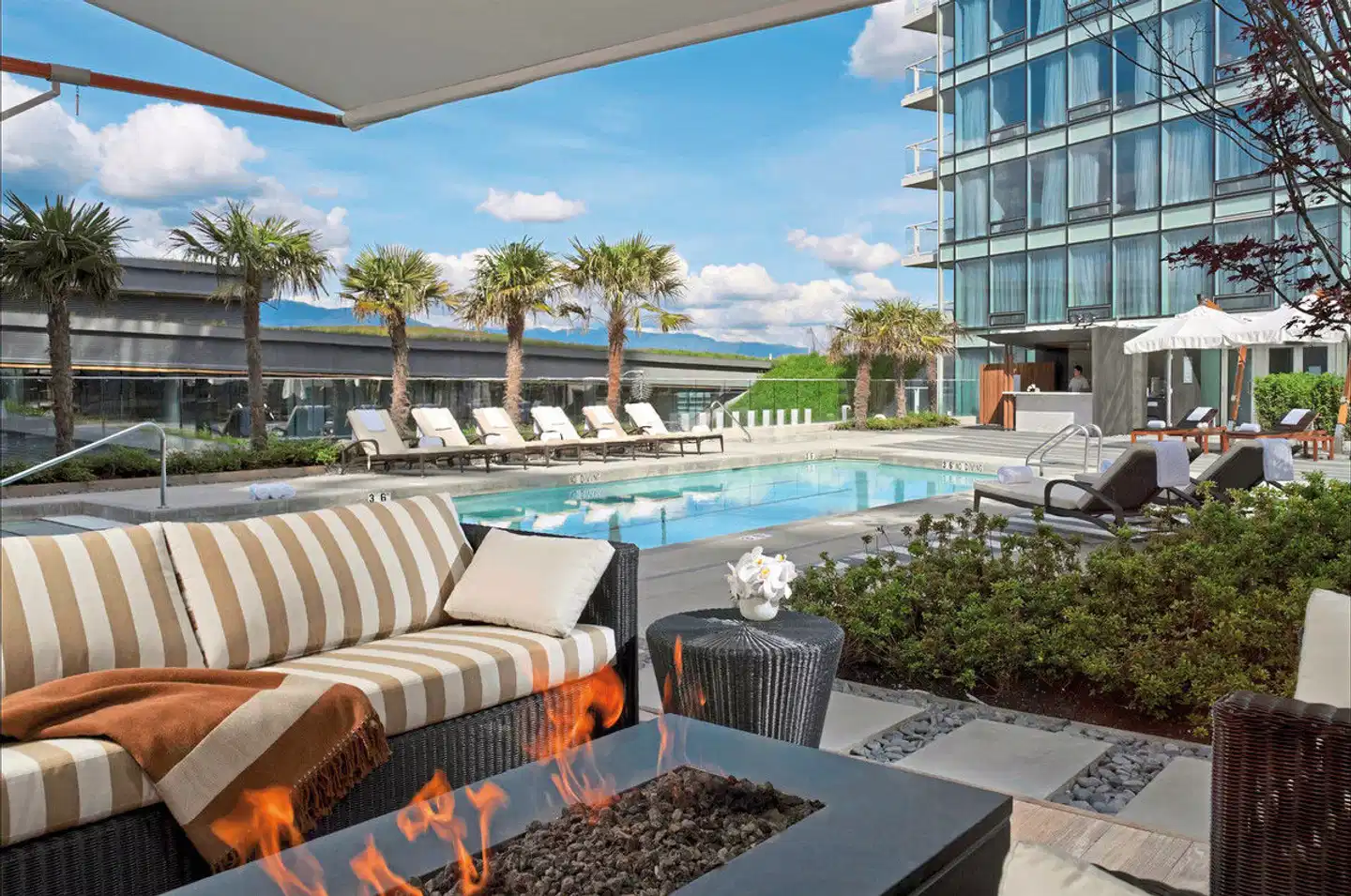 Fairmont Pacific Rim Terrasse