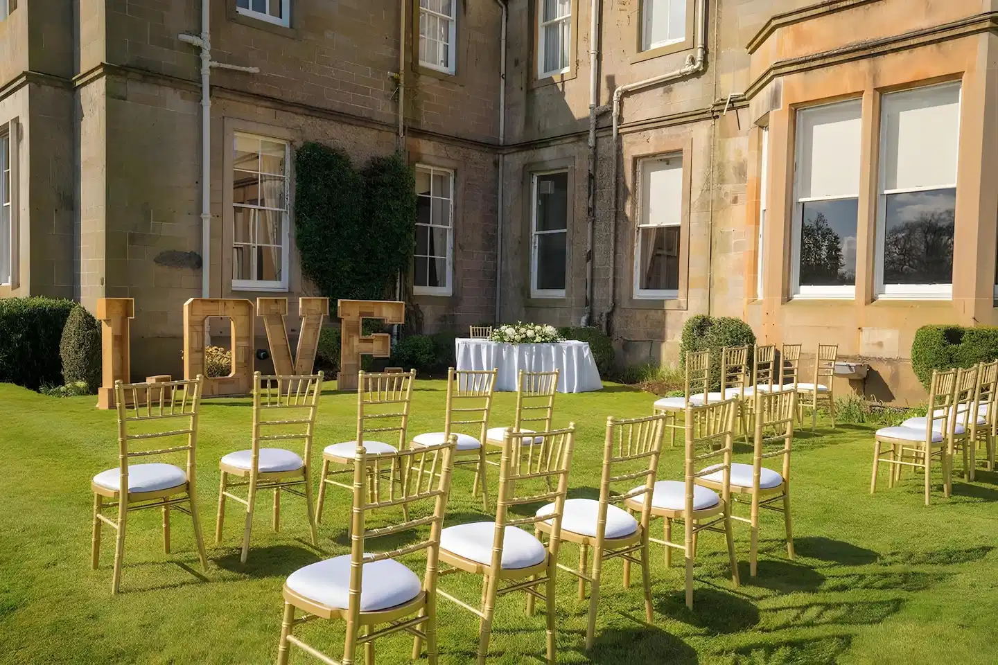 Norton House Hotel & Spa Terrasse