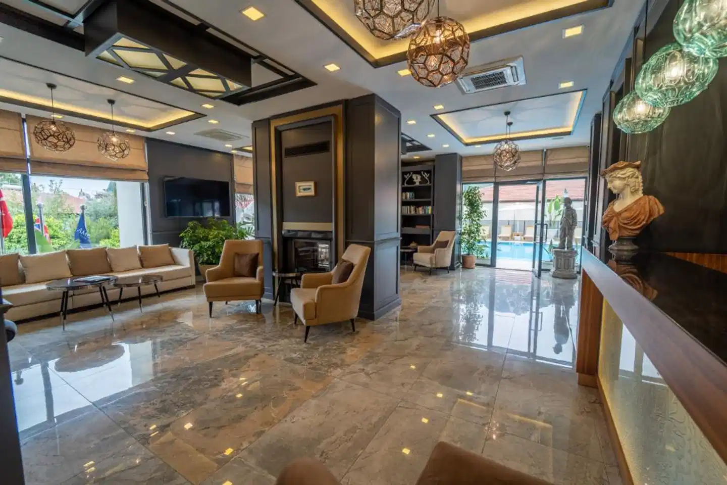 Amossia Elite Hotel Lobby