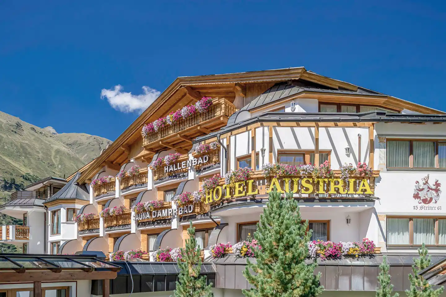 Austria & Bellevue Aussenansicht