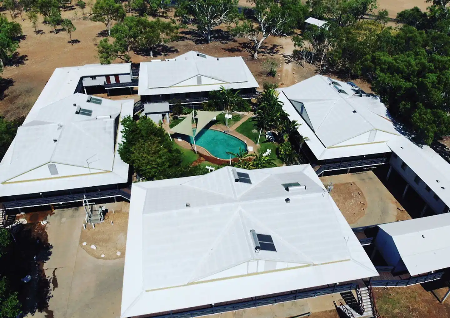 Fitzroy River Lodge Terrasse