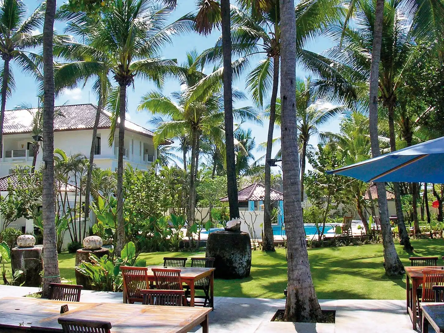 Legong Keraton Beach Resort Garten