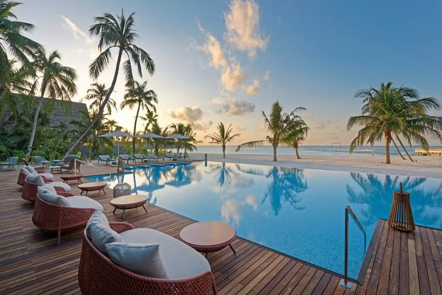 Outrigger Maldives Maafushivaru Resort Pool
