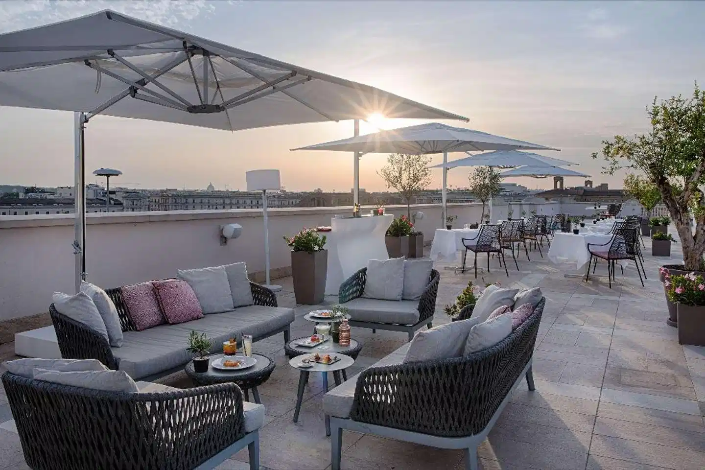 NH Collection Roma Palazzo Cinquecento Terrasse