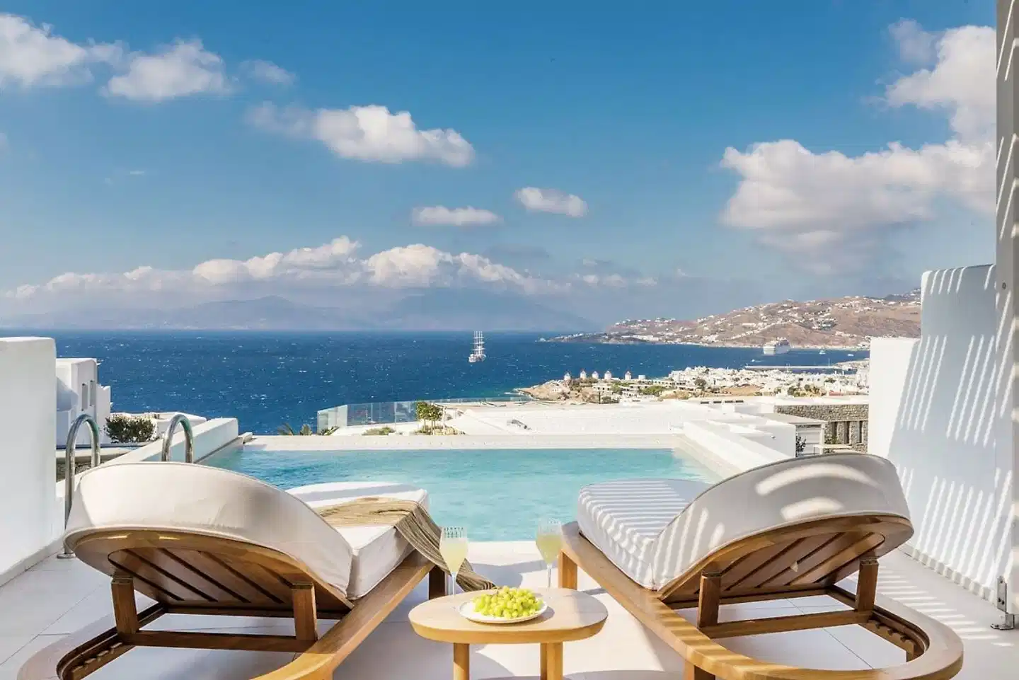 Myconian Naia, Luxury Suites Terrasse