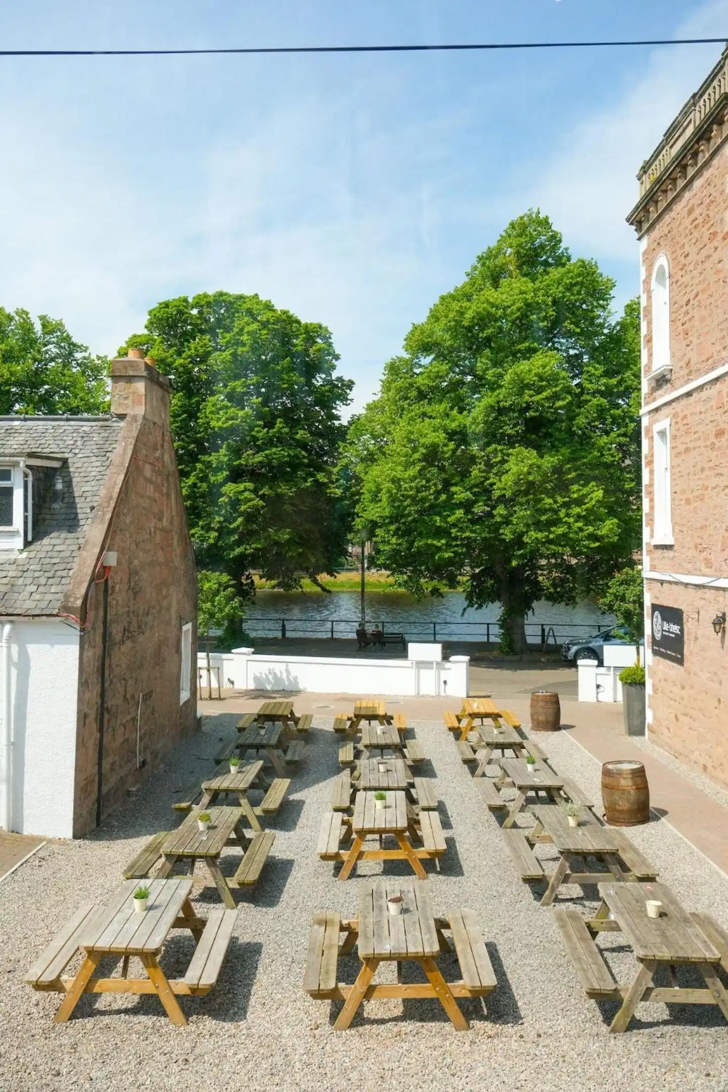 The Glen Mhor Hotel Terrasse