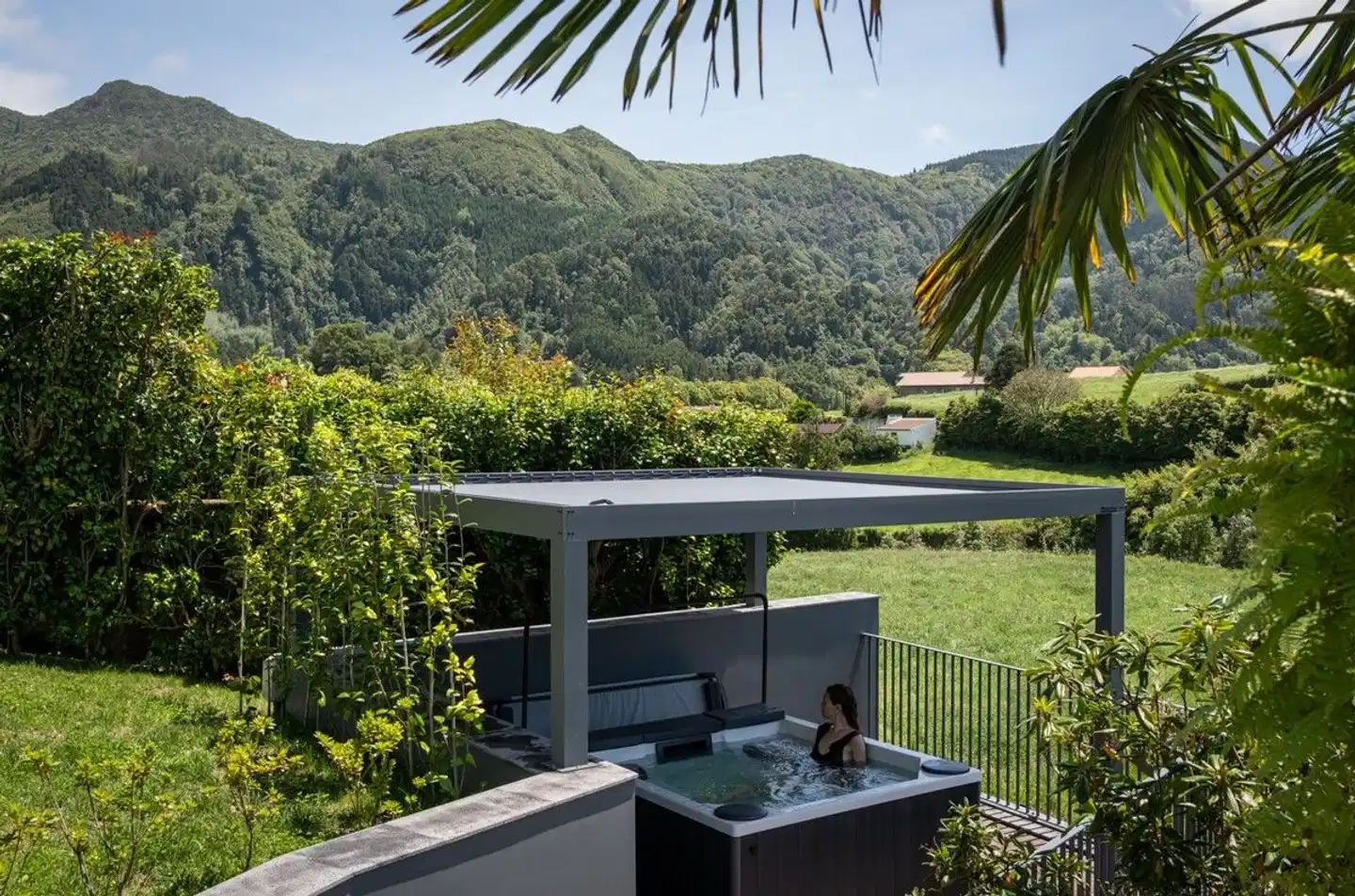 Casa nas Caldeiras Garten