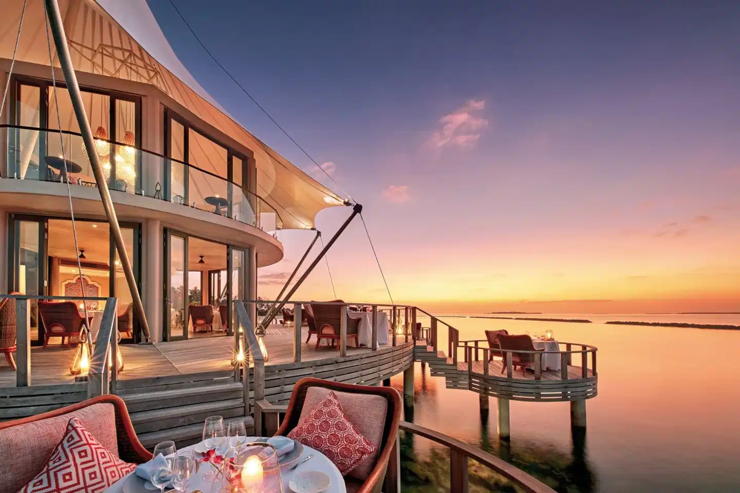 The Nautilus Maldives Terrasse