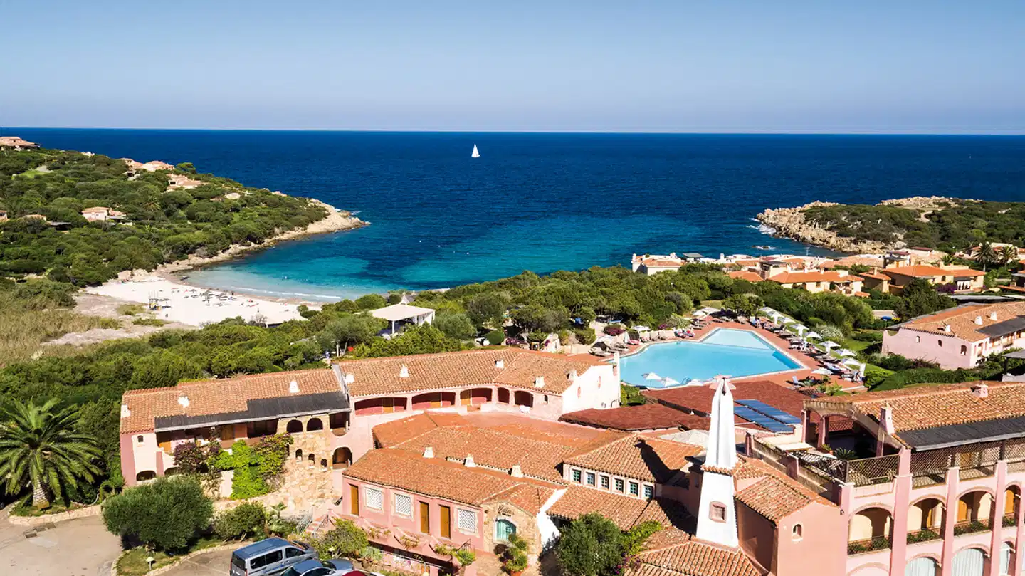 Grand Hotel in Porto Cervo Aussenansicht