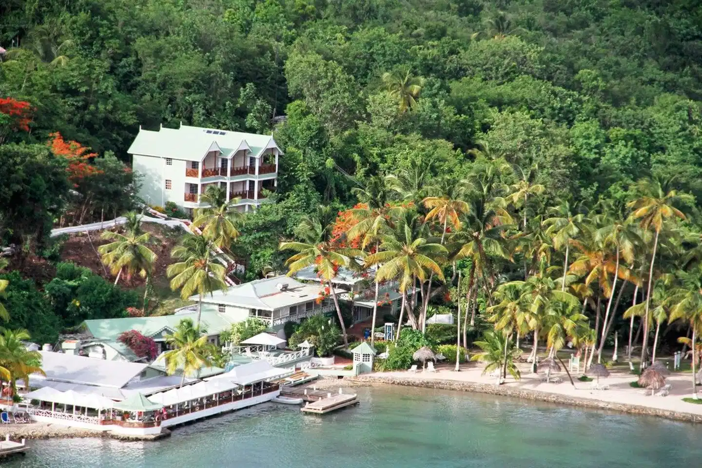 Marigot Beach Club & Dive Resort Aussenansicht