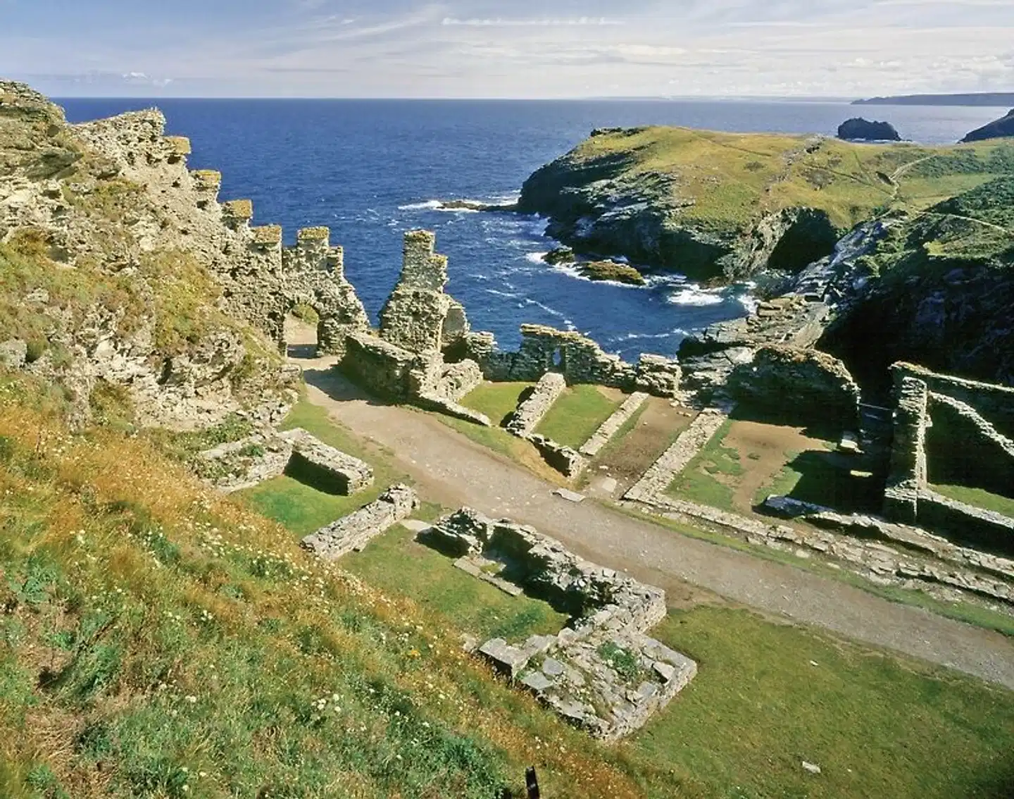 Idyllisches Südengland Landschaft
