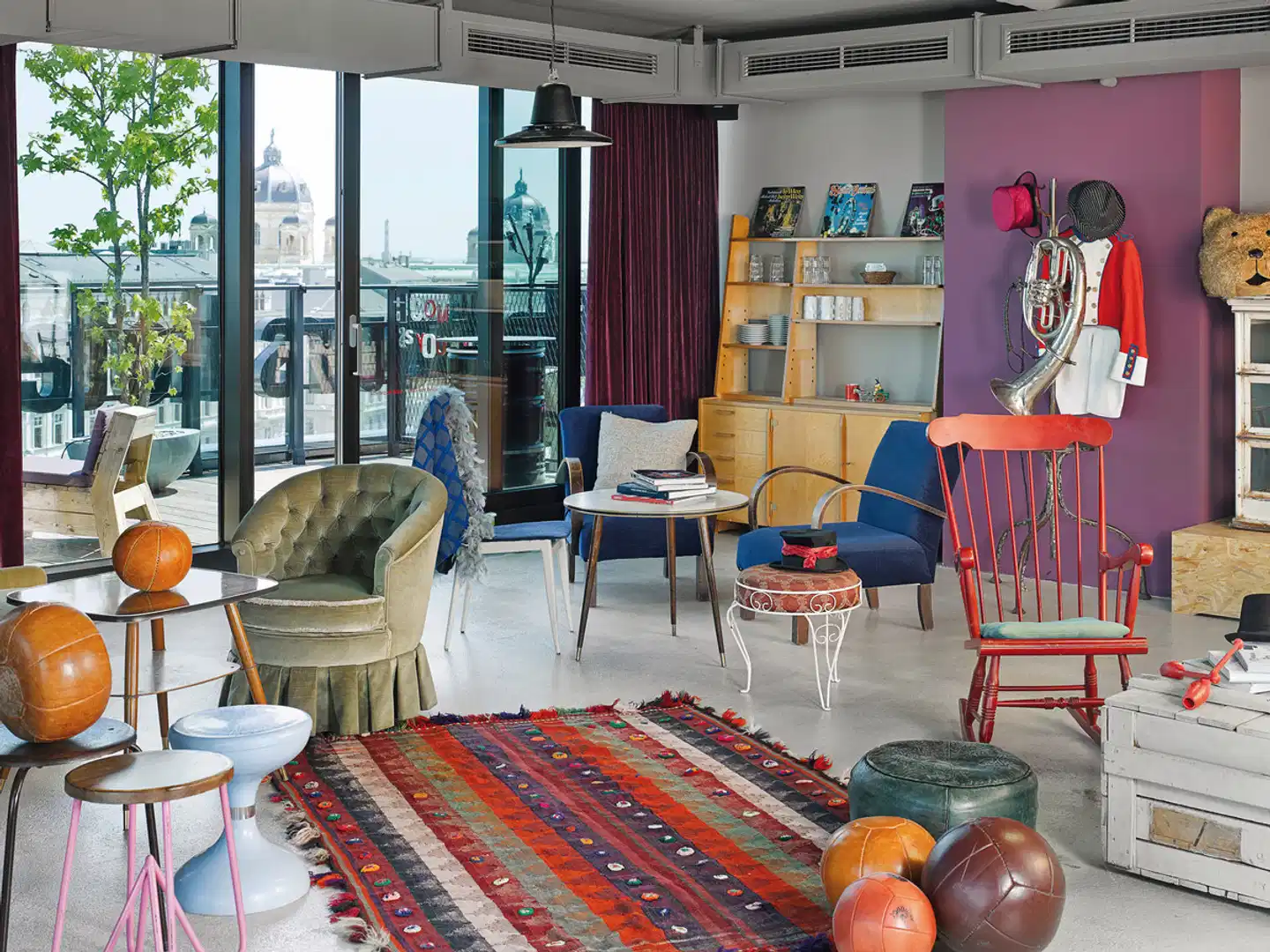 25hours Hotel beim MuseumsQuartier Lobby