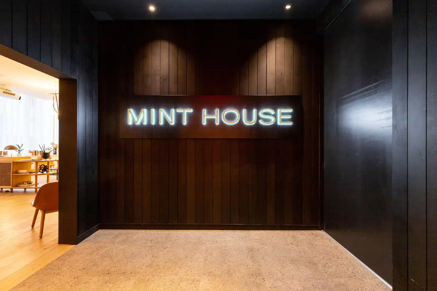 Mint House at 70 Pine Lobby