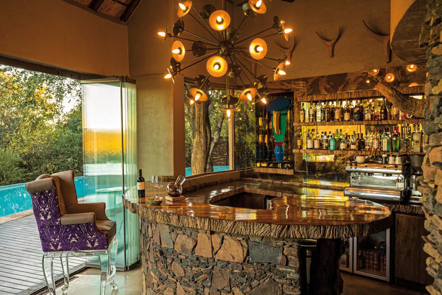 Molori Safari Lodge Bar