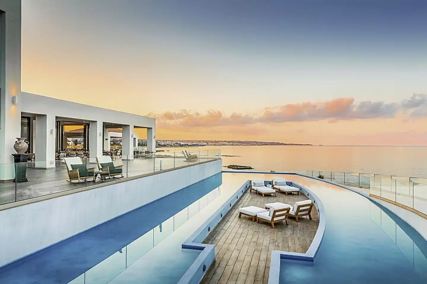 Abaton Island Resort & Spa Terrasse